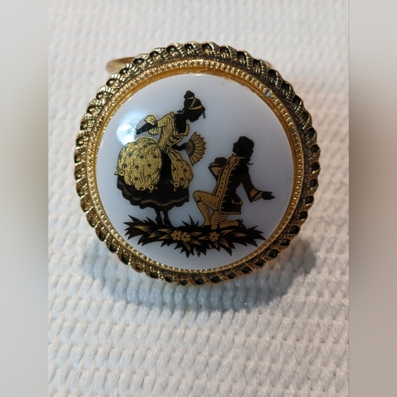 West Germany Jewelry - Vintage West Germany Scarf Clip